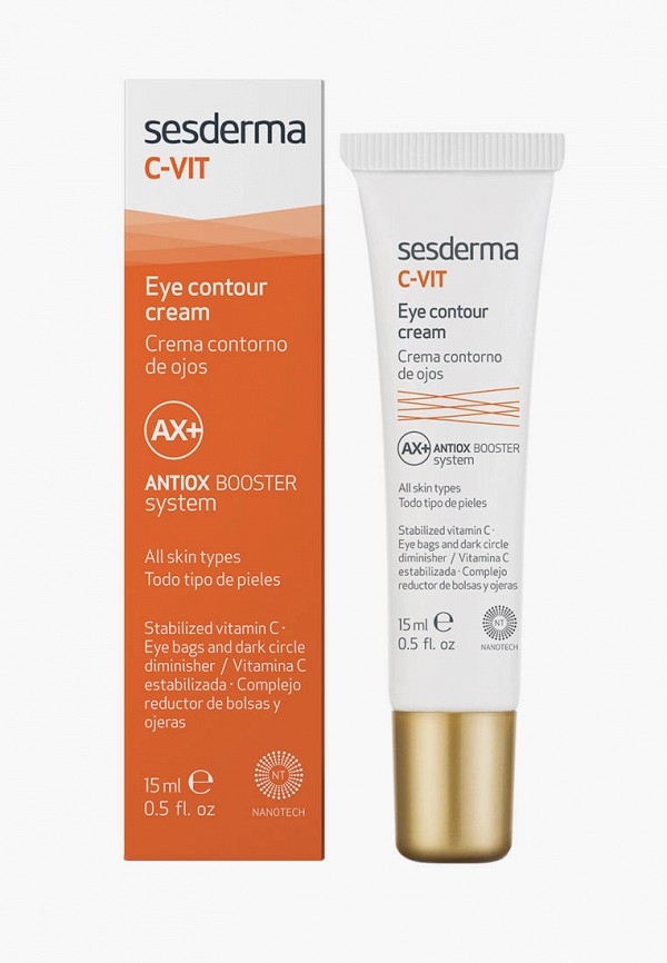 

Крем для кожи вокруг глаз Sesderma, Белый, -контур увлажняющий C-VIT, 15 мл