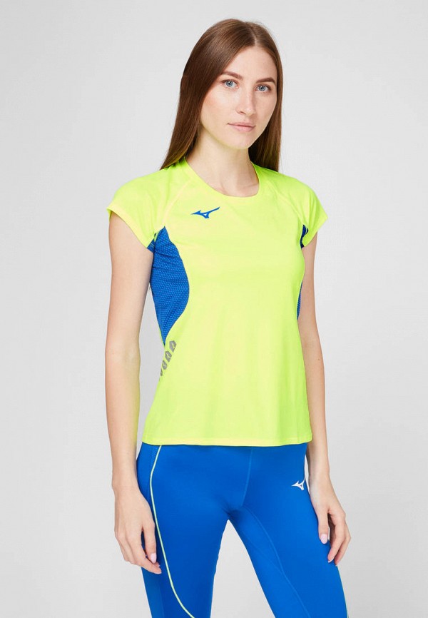 

Футболка спортивная Mizuno, Желтый, Premium