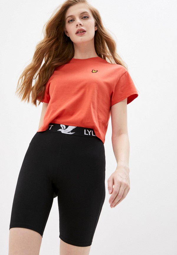 

Футболка Lyle & Scott, Оранжевый, Cropped T-shirt