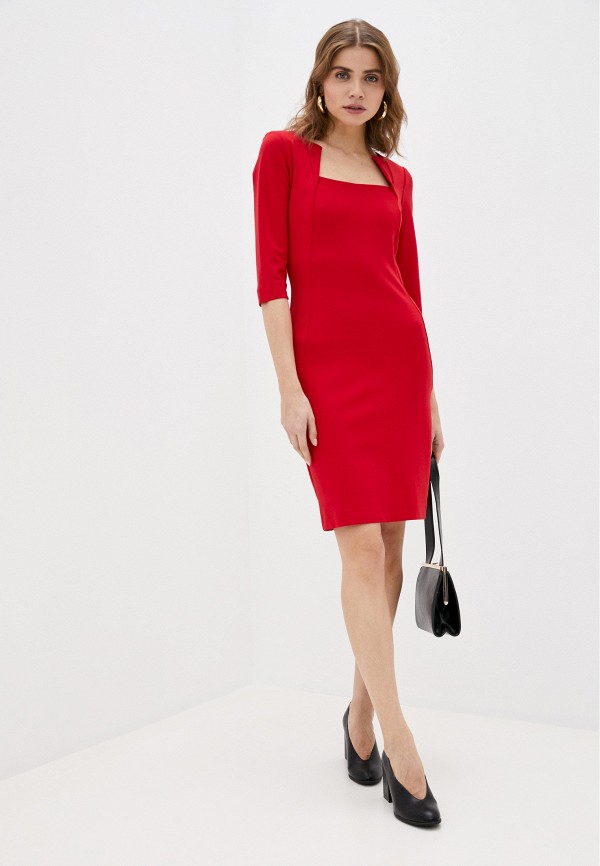 Платье Avemod цвет красный  Фото 2