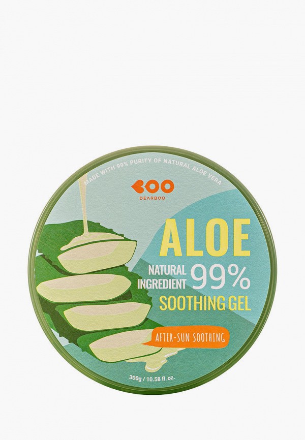 

Гель для тела Dearboo, Прозрачный, и лица, после загара, ALOE, 300 мл