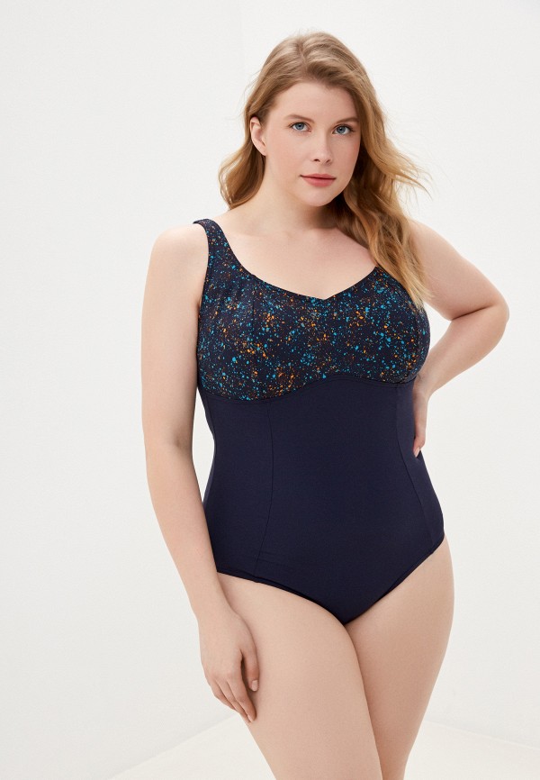 

Купальник Speedo, Синий, ContourLustre Printed 1 Piece