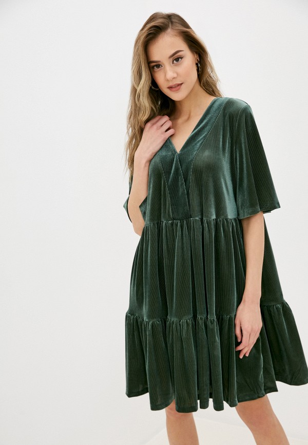 Платье Sela цвет зеленый 