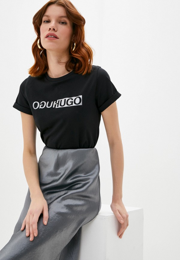 

Футболка Hugo, Черный, The Slim Tee 4
