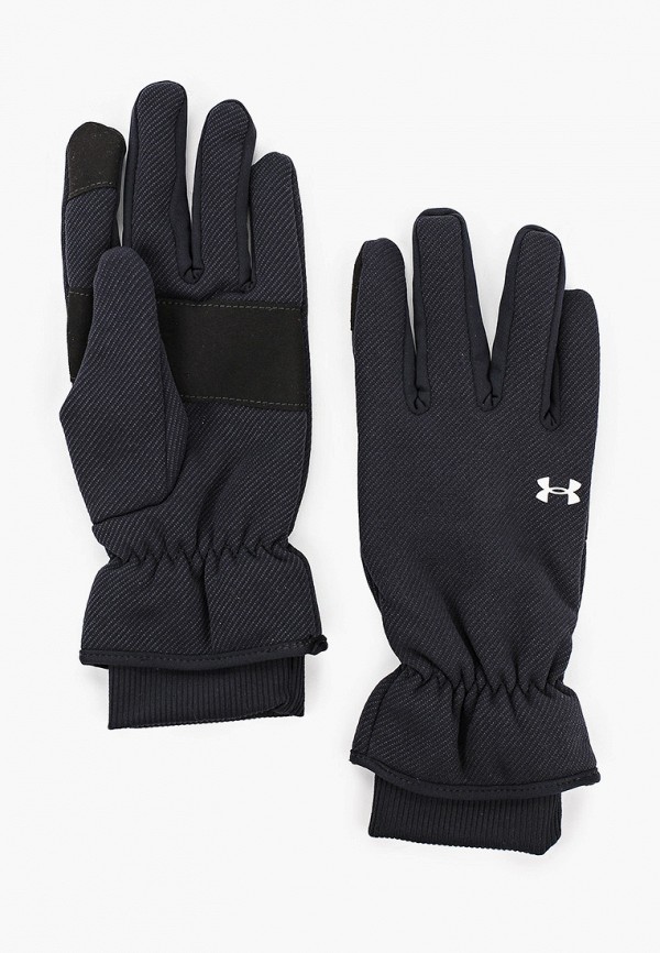 

Перчатки беговые Under Armour, Черный, Storm Fleece Glove Black / Black / Black