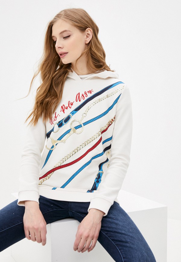 

Худи U.S. Polo Assn, Белый