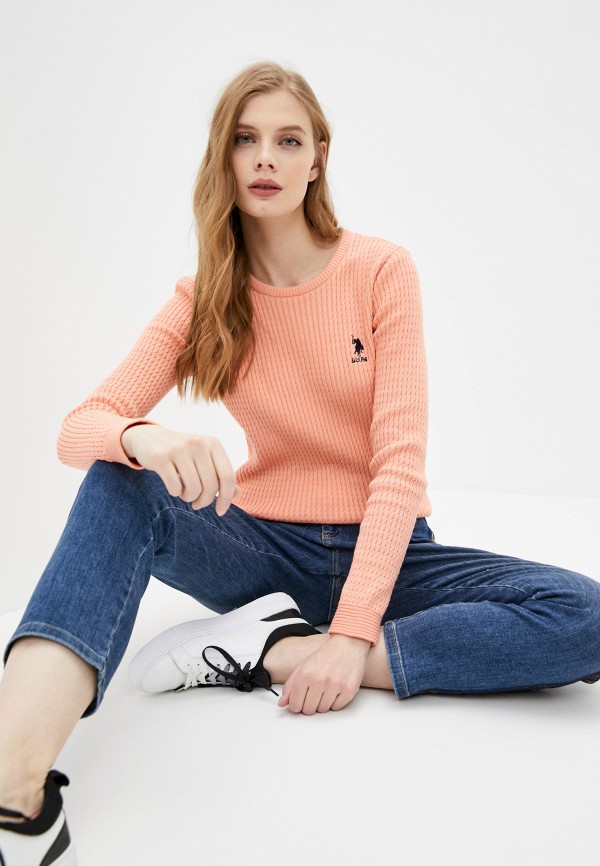 

Джемпер U.S. Polo Assn, Коралловый