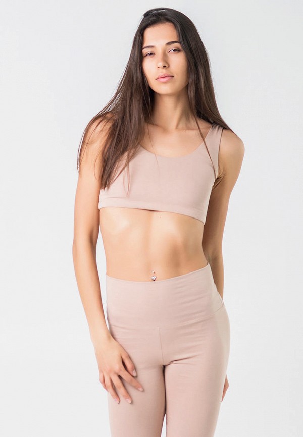 

Топ спортивный Zen Wear, Бежевый, Gavana