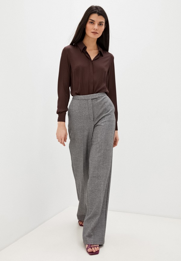 Блуза La selva коричневый, размер 50, фото 2