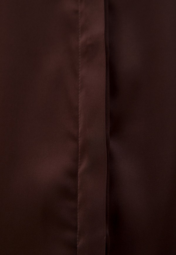 Блуза La selva коричневый, размер 50, фото 4