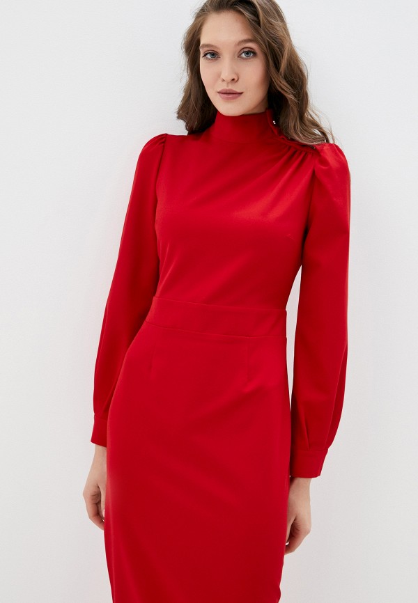 Платье Avemod цвет красный  Фото 2
