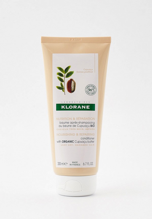

Бальзам для волос Klorane, Прозрачный, с органическим маслом "КУПУАСУ", 200 мл