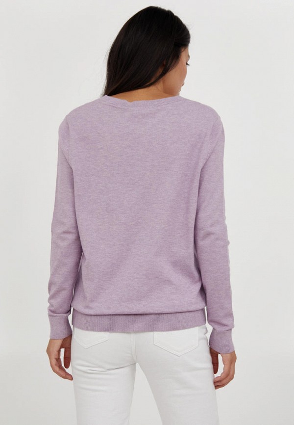Пуловер Finn Flare цвет фиолетовый  Фото 3