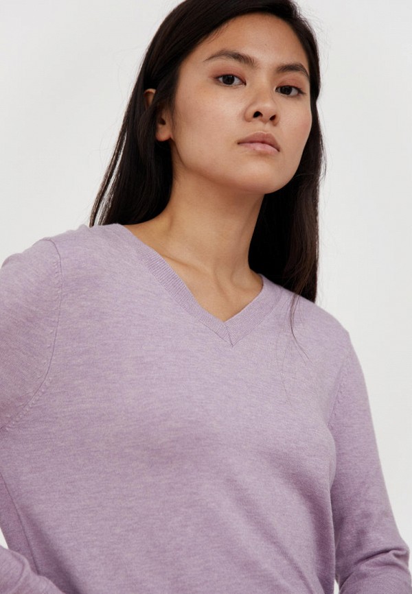 Пуловер Finn Flare цвет фиолетовый  Фото 5