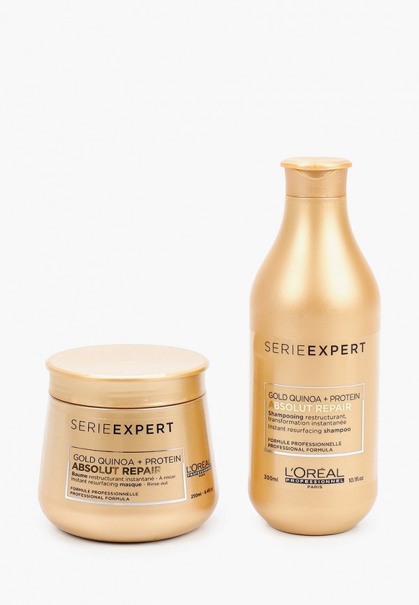 

Набор для ухода за волосами L'Oreal Professionnel, Прозрачный, Набор Serie Expert "Шикарное Восстановление" Absolut Repair
