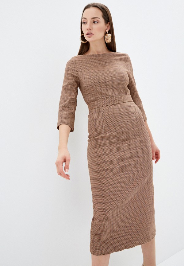 Платье СелфиDress цвет коричневый 