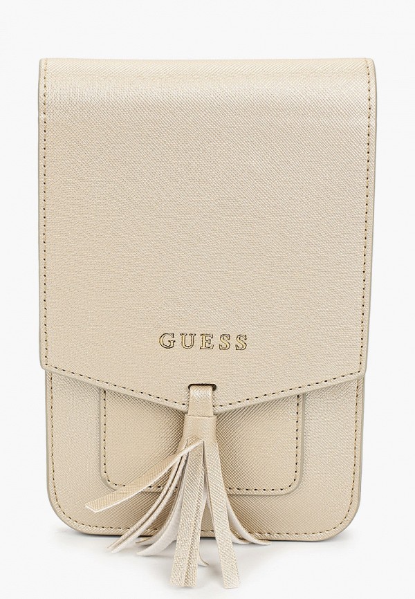 

Сумка Guess, Золотой, Wallet Bag Saffiano look Beige
