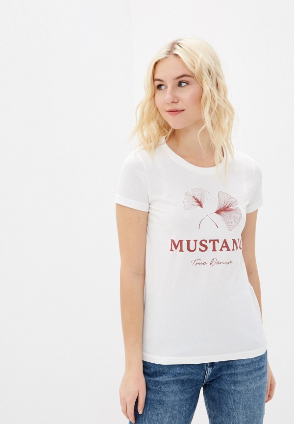 

Футболка Mustang, Белый, Alexia C Print