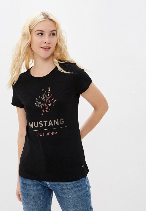 

Футболка Mustang, Черный, Alexia C Print