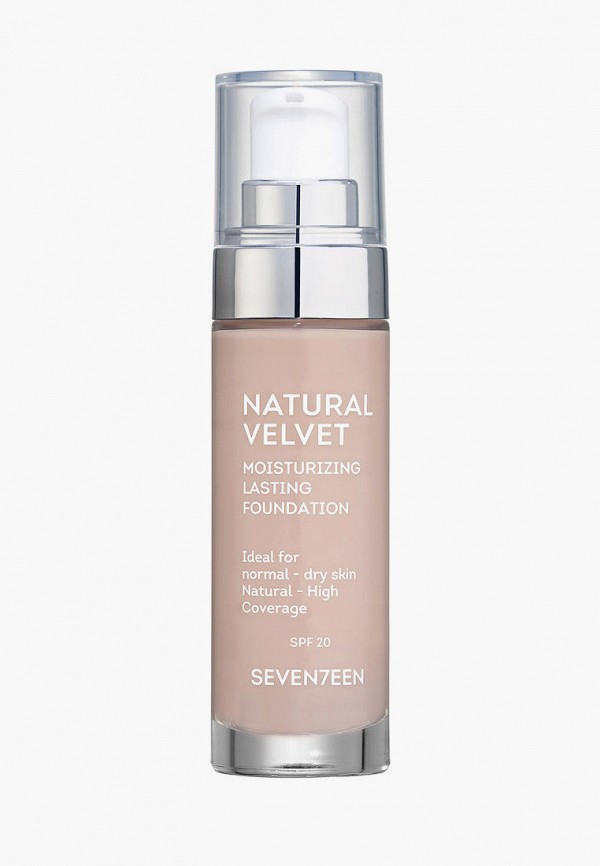 

Тональный крем Seventeen, Бежевый, NATURAL VELVET MOISTURIZING LASTING FOUNDATION натуральный бежевый, 35 мл