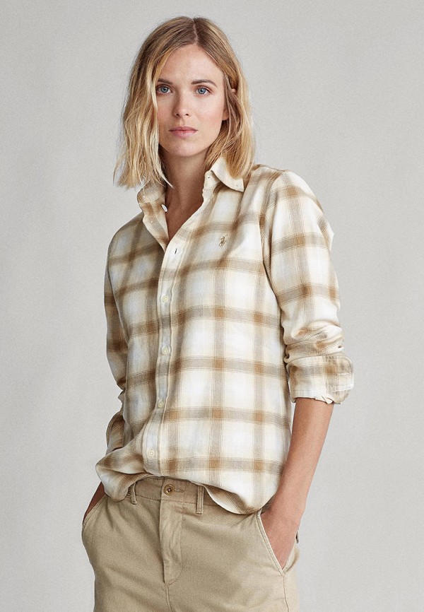 

Рубашка Polo Ralph Lauren, Бежевый