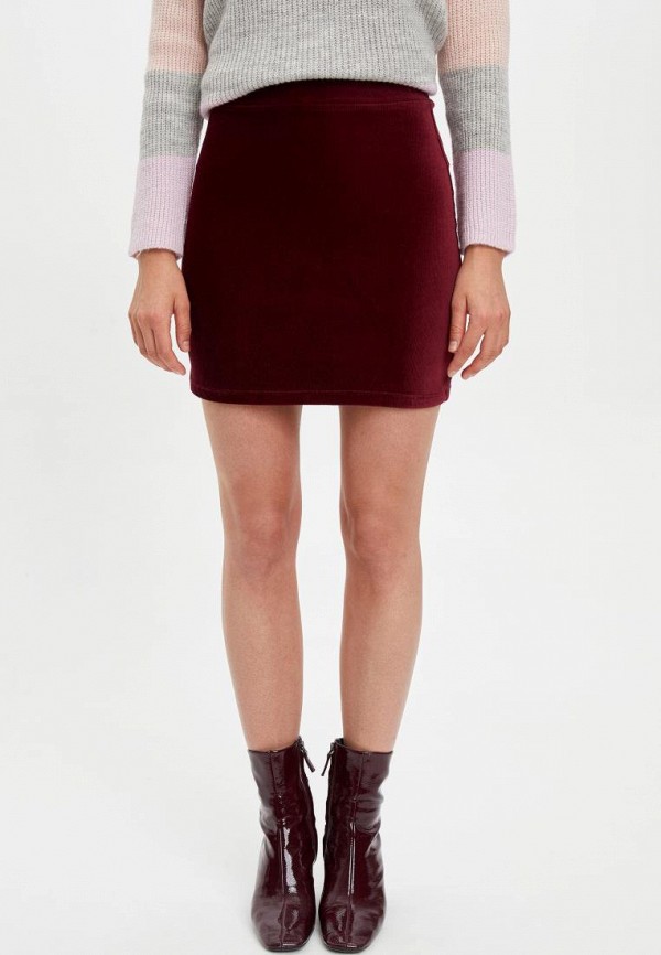 

Юбка DeFacto, Бордовый