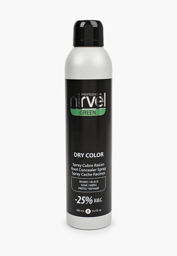 

Спрей для волос Nirvel Professional, Черный, GREEN черный 300 мл