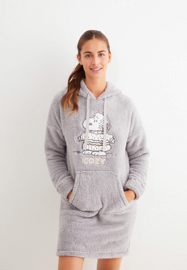 

Платье домашнее women'secret, Серый, women'secret MP002XW03YFE