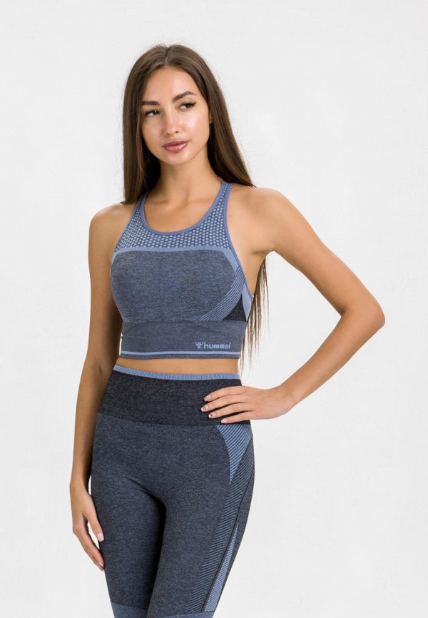 

Топ спортивный Hummel, Синий, SKY SEAMLESS SPORTS