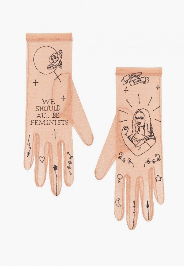 

Перчатки Glove me, Бежевый, Girl power
