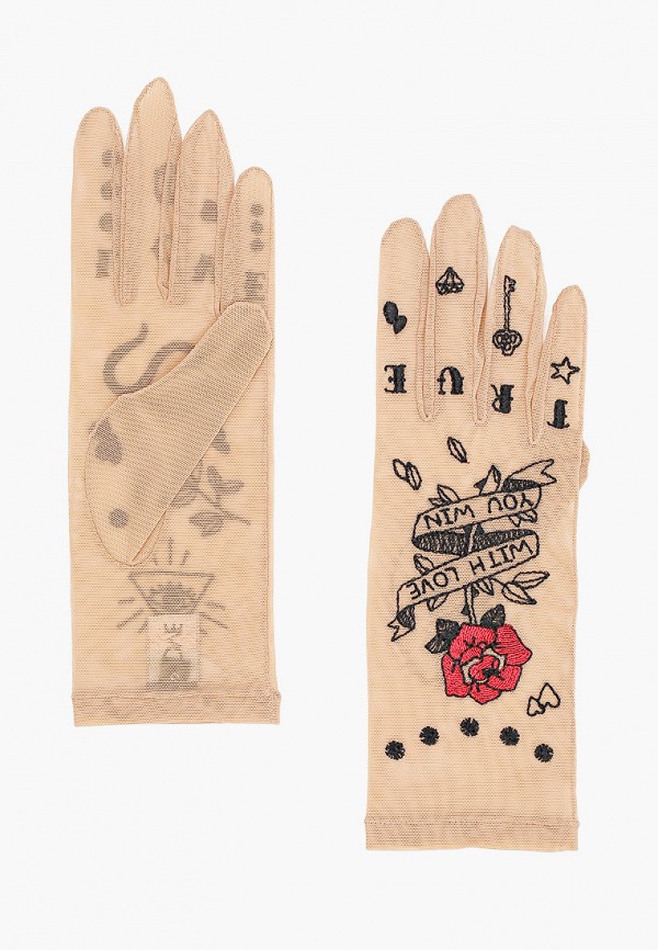 

Перчатки Glove me, Бежевый, With Love You Win