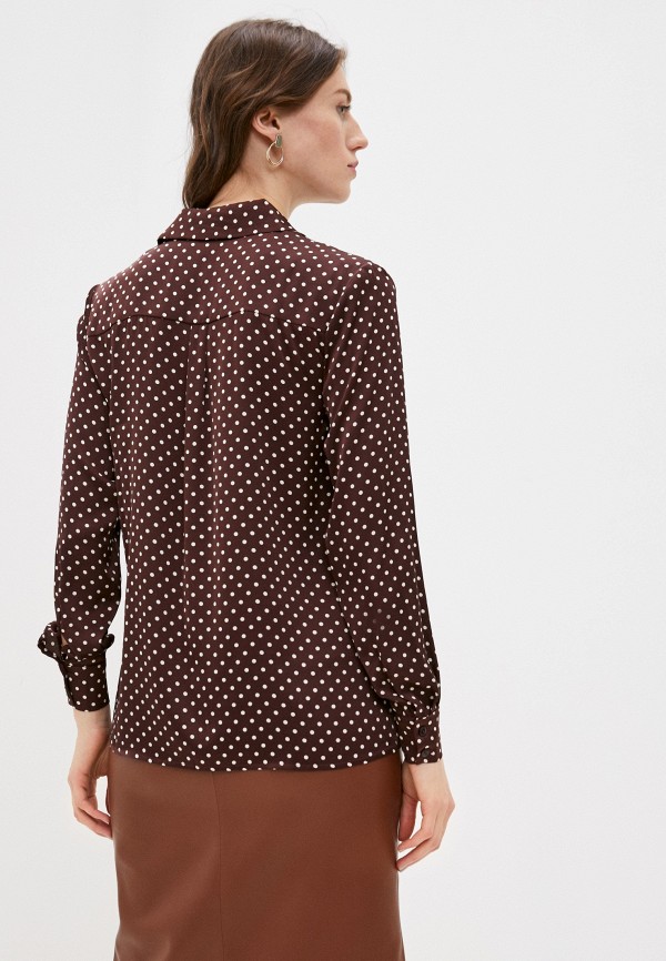 Блуза La selva коричневый, размер 54, фото 3