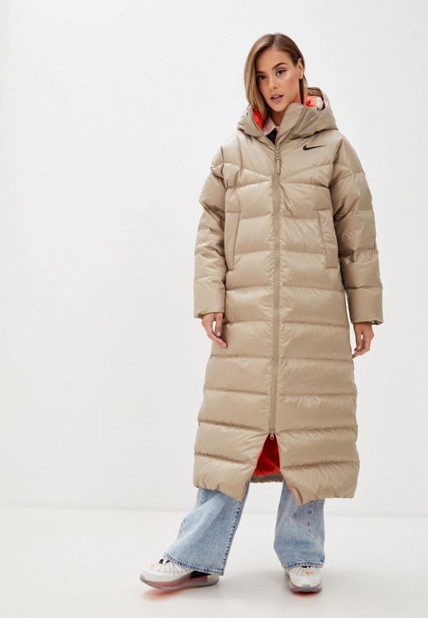 

Пуховик Nike, Бежевый, Nike MP002XW03ZV5