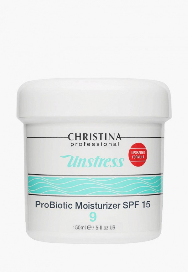 

Крем для лица Christina, Прозрачный, Unstress Probiotic Moisturizer SPF 15, 150