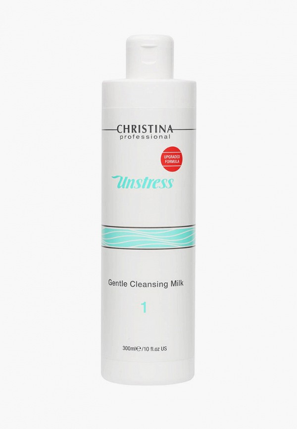 

Молочко для лица Christina, Прозрачный, Unstress Gentle Cleansing Milk, 300 мл