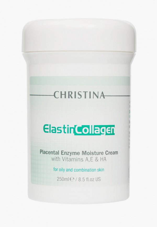 

Крем для лица Christina, Белый, "Elastin Collagen Placental Enzyme Moisture Cream With Vit. A, E & HA", 250 мл