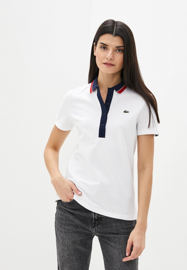 

Поло Lacoste, Белый