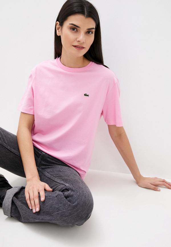 

Футболка Lacoste, Розовый