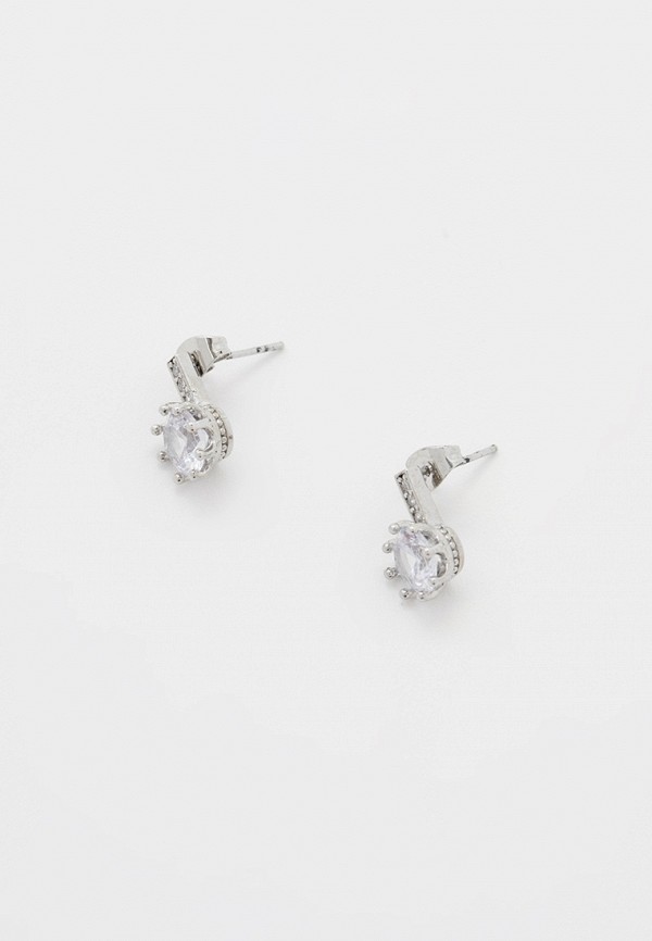 

Серьги Shine&Beauty, Серебряный, с покрытием серебром 925 пробы, кристаллы Swarovski