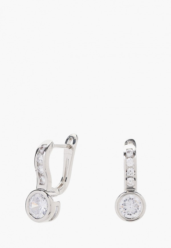 

Серьги Shine&Beauty, Серебряный, из латунного сплава с покрытием серебром 925 пробы