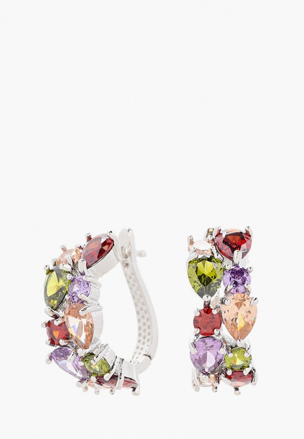 

Серьги Shine&Beauty, Разноцветный, с покрытием серебром 925 пробы
