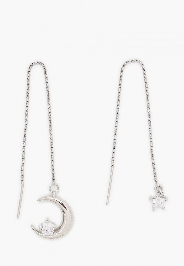 

Серьги Shine&Beauty, Серебряный, с покрытием серебром 925 пробы
