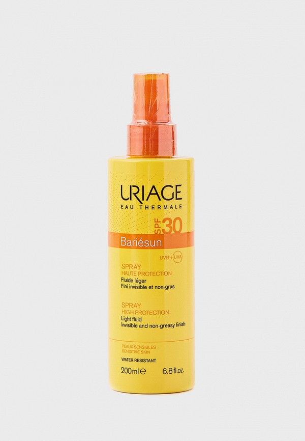 

Спрей солнцезащитный Uriage, Прозрачный, Барьесан, SPF 30, 200 мл