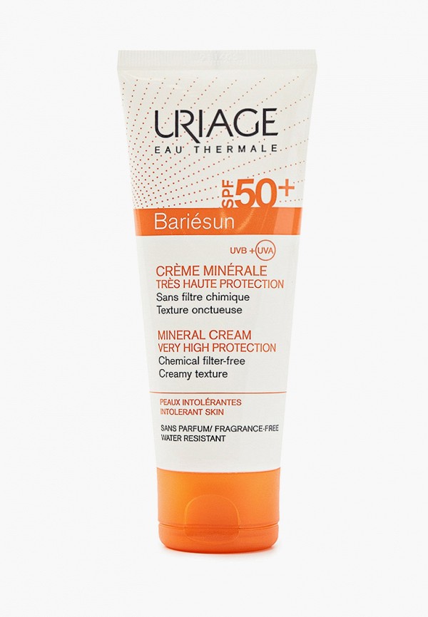 

Крем солнцезащитный Uriage, Прозрачный, Барьесан SPF 50+, минеральный, 100 мл