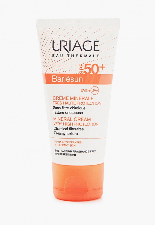 

Крем солнцезащитный Uriage, Прозрачный, Bariesun, SPF 50+, 50 мл