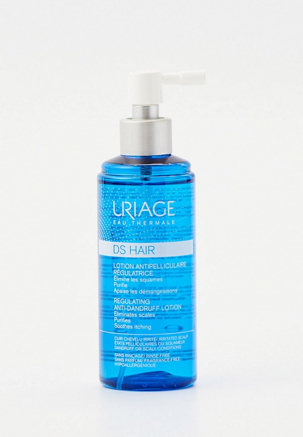 

Лосьон для волос Uriage, Прозрачный, Регулирующий, DS HAIR, против перхоти, спрей, 100 мл