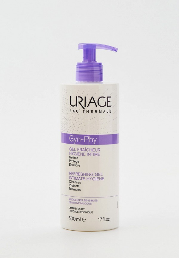 

Средство для интимной гигиены Uriage, Прозрачный, Gyn-Phy, 500 мл