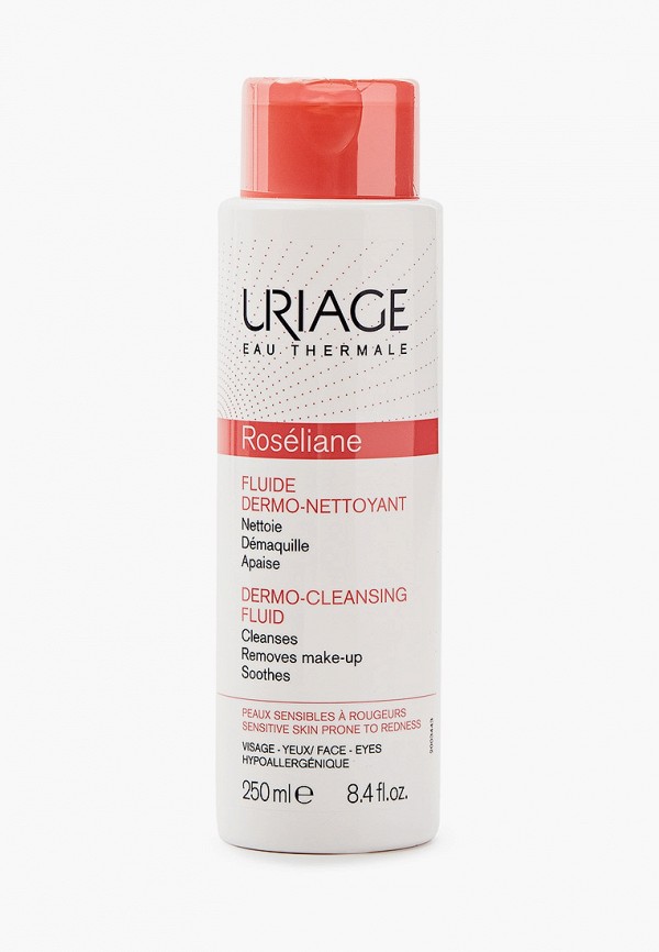 

Эмульсия для лица Uriage, Прозрачный, Розельян, очищающая, для лица, 250 мл