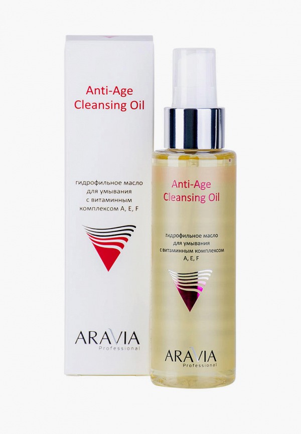 Гидрофильное масло Aravia Professional с витаминным комплексом А,Е,F Anti-Age Cleansing Oil, 110 мл