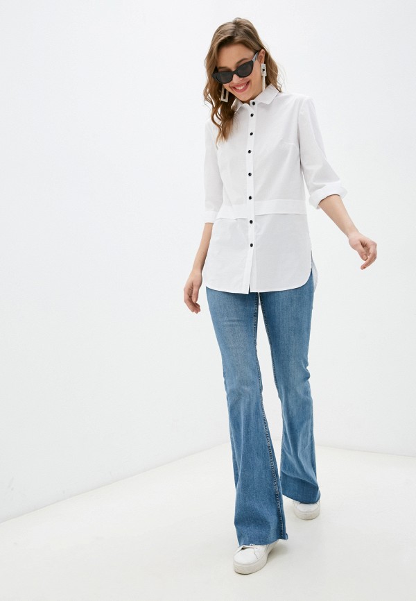 Рубашка Mironi цвет белый  Фото 2
